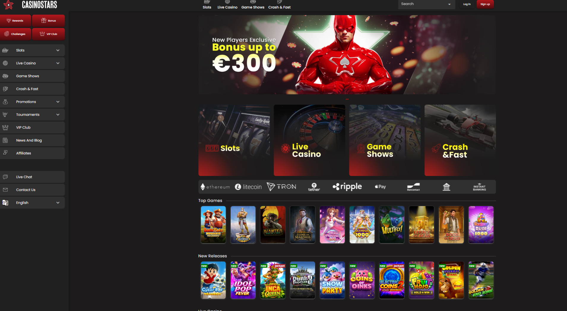 8. CasinoStar- Bonus popolare del casinò HiPay