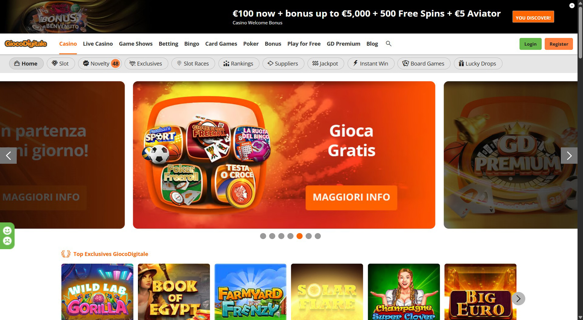 6. Gioco Digitale- Pagamenti rapidi del casinò HiPay